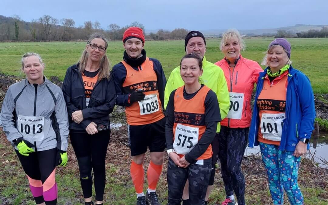 Worthing striders at Arundel OutRun Cancer run